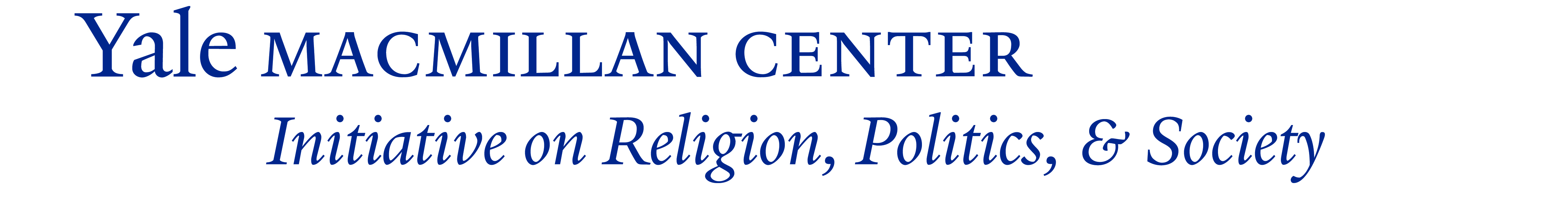 The MacMillan Center Initiative on Religion, Politics, & Society
